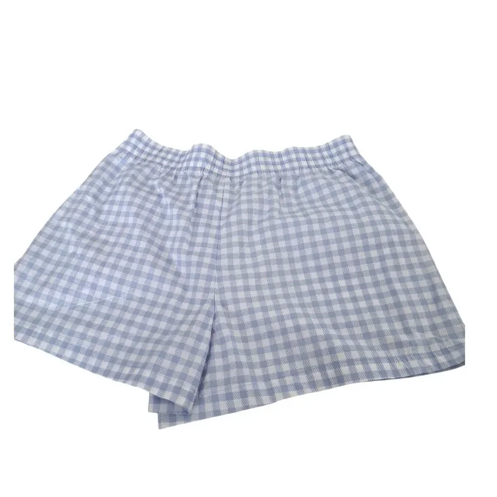 Better Together Dreamy Nights Boxer Shorts Sleepwear Blue White Gingham Small - Picture 6 of 8